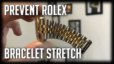 stretched out rolex bracelet|how to remove stretch from Rolex band.